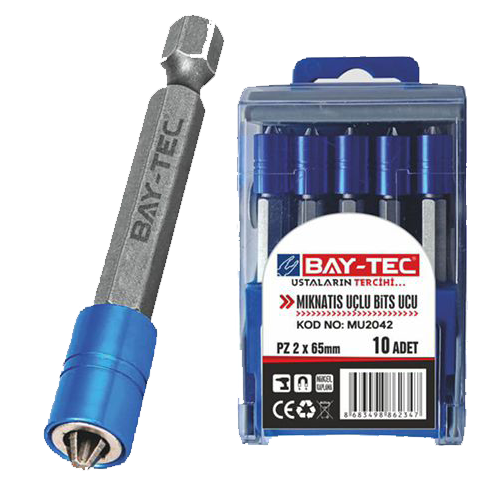BAY-TEC MIKNATIS UÇLU BİTS UCU PZ2x65 mm MK2042